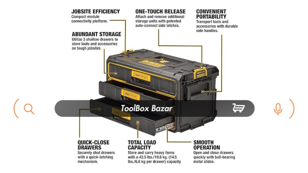 DEWALT TOUGHSYSTEM 2.0 Accessories