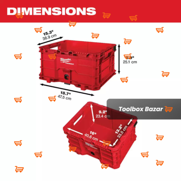 Milwaukee PACKOUT Impact Tool Storage Box