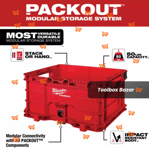 Milwaukee PACKOUT Impact Tool Storage Box