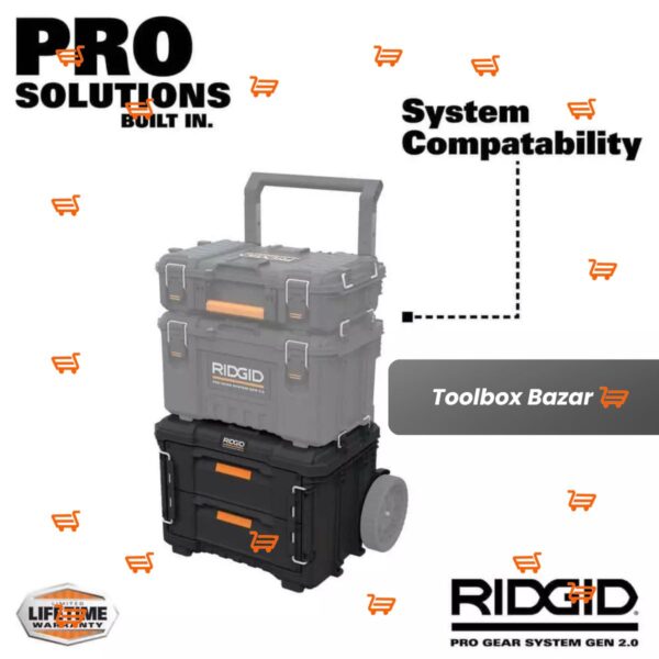 RIDGID 2.0 Pro Gear System Drawers Tool Box: Upgraded