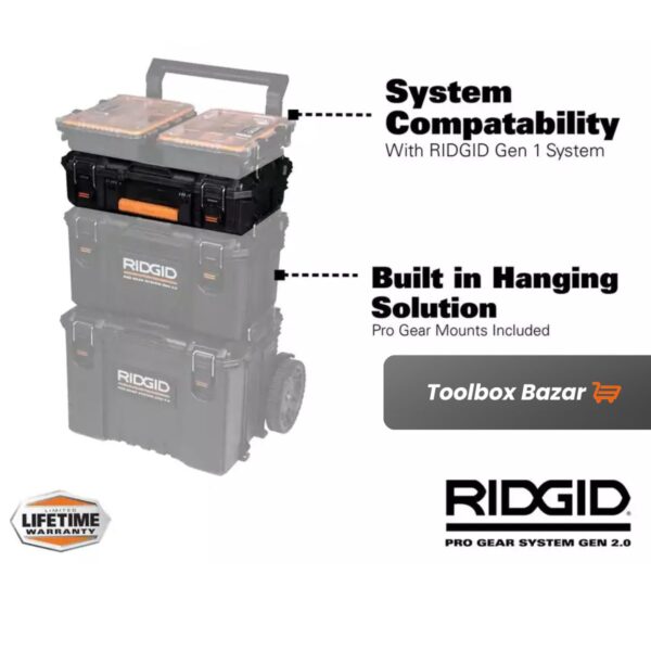 RIDGID 2.0 Pro Gear System Small Tool Box