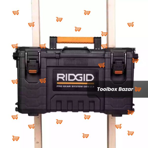 RIDGID Modular Tool Box Storage Black Water Dust Seal