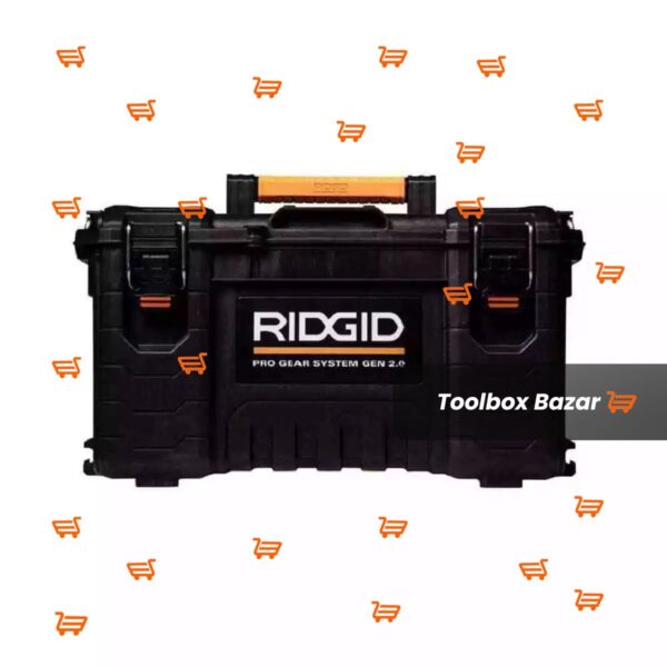 RIDGID Modular Tool Box Storage Black Water Dust Seal