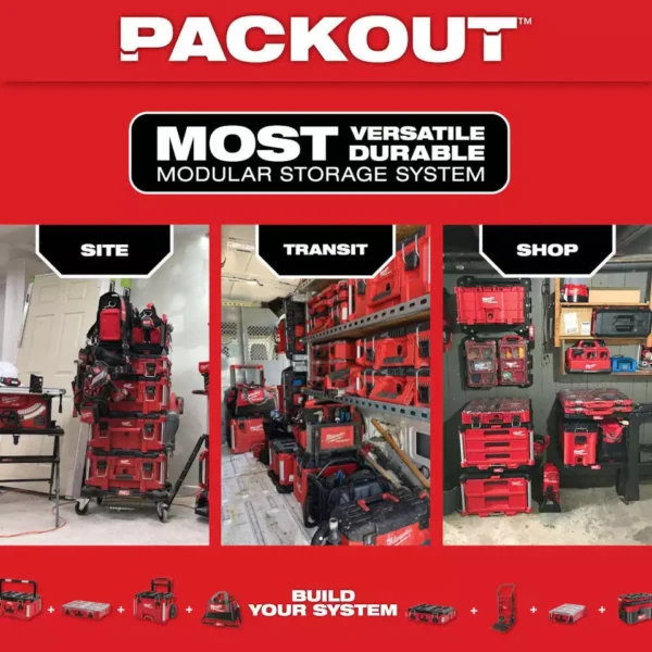 Milwaukee PACKOUT Impact Tool Storage Box