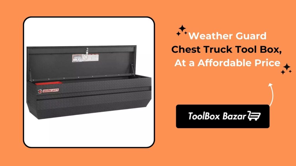 Chest Truck Tool Box: Weather Guard Black