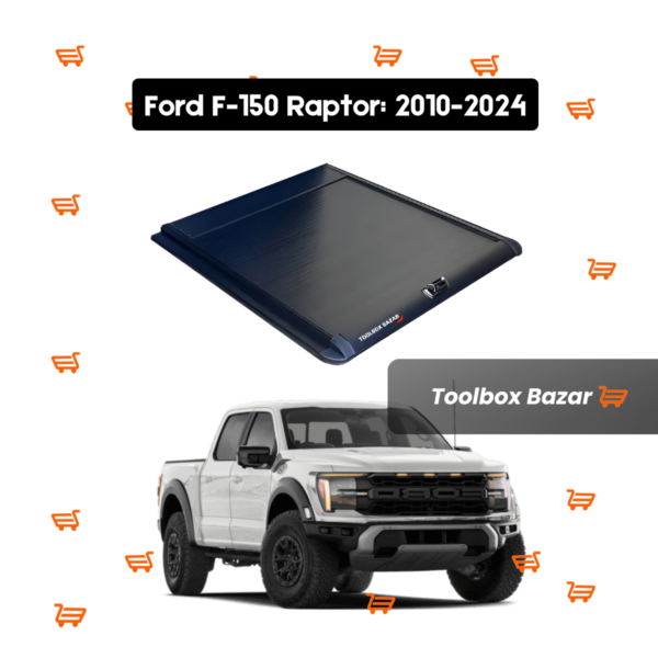 Ford F-150 Raptor Tonneau Cover 2010-2024 Ford F-150 Raptorr Bed Cover