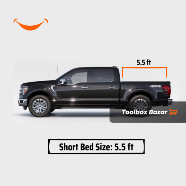 ford f150 short bed size